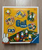 Nijntje 6 in 1 spellen, Hobby en Vrije tijd, Gezelschapsspellen | Bordspellen, Ophalen, Nieuw