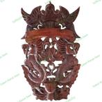 Blawong Wandhouder voor 3 Keris Teak Hout Kris Krissen BW04, Antiek en Kunst, Verzenden