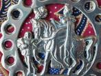 Antiek kleppermannetje uit Engeland met edelman op paard., Antiek en Kunst, Ophalen of Verzenden, Koper