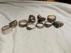 Lot oude ringen, Sieraden, Tassen en Uiterlijk, Antieke sieraden, Verzenden, Zilver, Ring