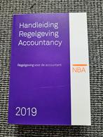 Handleiding Regelgeving Accountancy 2019, Boeken, Beta, NBA, Gelezen, HBO