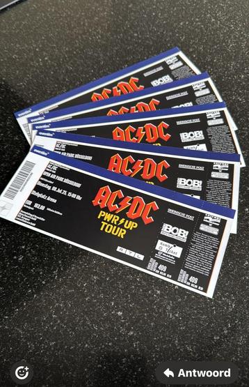 AC DC 8 juli Dusseldorf  beschikbaar voor biedingen