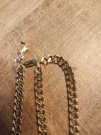 goud kleurige ketting, Ophalen of Verzenden, Zo goed als nieuw, Goud, Overige materialen