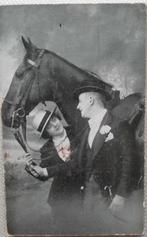 verliefd stelletje, paard, Verzamelen, Ansichtkaarten | Dieren, Paard, Gelopen, Ophalen of Verzenden, 1920 tot 1940