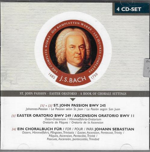 J.S. Bach - St. John Passion, Easter Oratorio etc. 4CD, Cd's en Dvd's, Cd's | Klassiek, Zo goed als nieuw, Vocaal, Barok, Verzenden