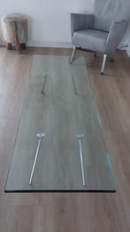 Beek Maupertuus Salontafel 55 x 180 cm, Huis en Inrichting, 50 tot 100 cm, Minder dan 50 cm, Glas, 150 tot 200 cm