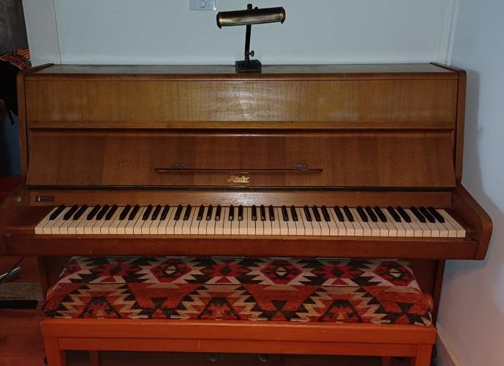 Piano Rösler, Muziek en Instrumenten, Piano's, Gebruikt, Piano, Bruin, Ophalen