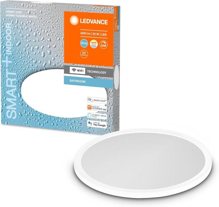 Ledvance Orbis Smart Plafondlamp led 25W IP44 40cm wifi NEW, Huis en Inrichting, Lampen | Plafondlampen, Nieuw, Kunststof, Ophalen of Verzenden