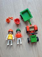 VINTAGE playmobil kinderen met tractor 3594, Kinderen en Baby's, Speelgoed | Playmobil, Ophalen of Verzenden, Gebruikt