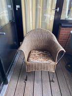 2 rieten tuinstoelen, Tuin en Terras, Ophalen of Verzenden, Gebruikt, Rotan