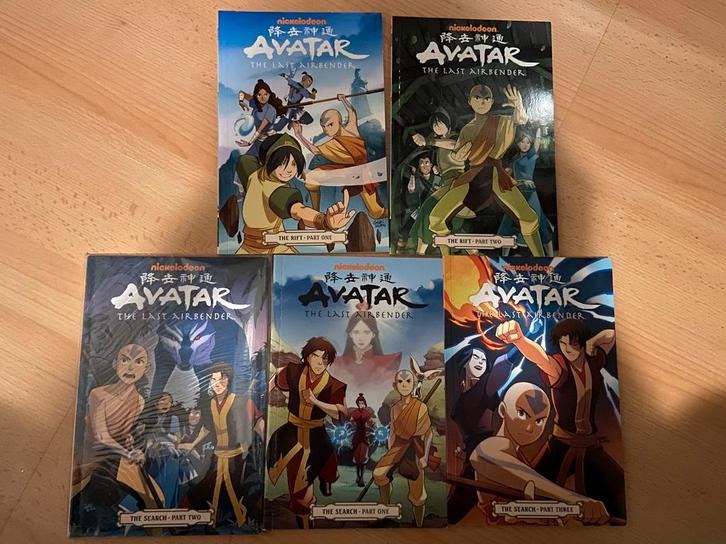 Avatar The Last Airbender Vol 4 t/m 8 OOP Manga!, Boeken, Strips | Comics, Zo goed als nieuw, Meerdere comics, Japan (Manga), Ophalen of Verzenden