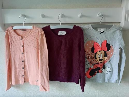 Set 3 Longsleeves Jilly, H&M, Disney Minnie Mouse 110-116, Kinderen en Baby's, Kinderkleding | Maat 110, Zo goed als nieuw, Ophalen of Verzenden