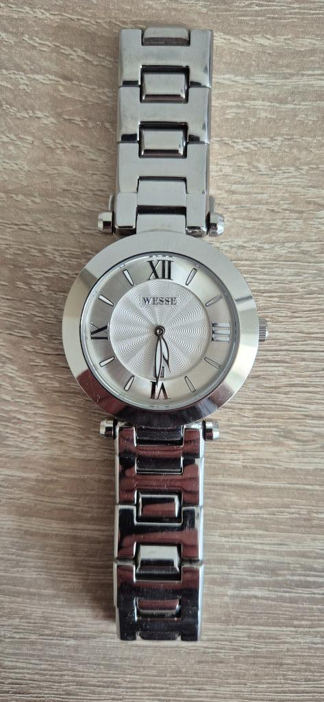 Wesse dameshorloge, Sieraden, Tassen en Uiterlijk, Horloges | Dames, Gebruikt, Polshorloge, Overige merken, Staal, Staal, Ophalen of Verzenden