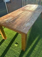 Robuuste Teaktafel - Tuin of Binnen, Tuin en Terras, Tuintafels, Ophalen, Gebruikt, Rechthoekig, Teakhout