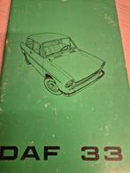 1970 mooie Daf 33 handleiding instructieboekje Nederlands, Auto diversen, Handleidingen en Instructieboekjes, Ophalen of Verzenden