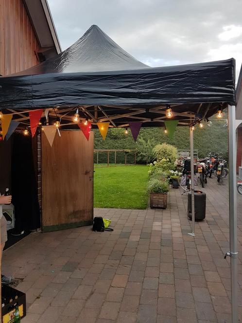 3x3 Partytent easy-up te huur. Statafel, heater, koelkast., Tuin en Terras, Partytenten, Gebruikt, Partytent, Minder dan 5 meter