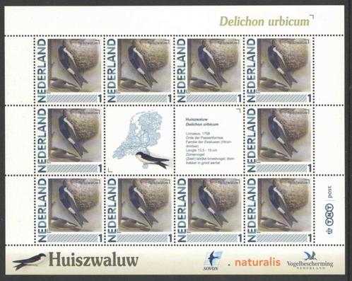 Postzegels Vogels in Nederland: Huiszwaluw, Postzegels en Munten, Postzegels | Nederland, Postfris, Na 1940, Ophalen of Verzenden