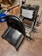 Rive viskist incl plateau,stoel & steunen + losse viskist, Watersport en Boten, Hengelsport | Algemeen, Ophalen, Gebruikt, Koffer of Tas