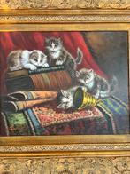Cornelis Raaphorst vier spelende kittens (RUIL MOGELIJK), Antiek en Kunst, Ophalen