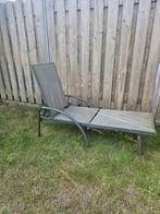 P&R Design ligbed inklapbaar, Tuin en Terras, Ophalen, Gebruikt, Aluminium, Inklapbaar