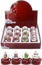 PARTIJ KERST SNEEUWBOL 7CM IN DISPLAY, Diversen, ., Nieuw, Ophalen of Verzenden, .