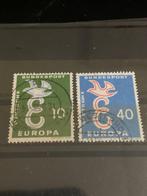 BRD Mi 295-296 1958 gestempeld, Verzenden, BRD, Gestempeld