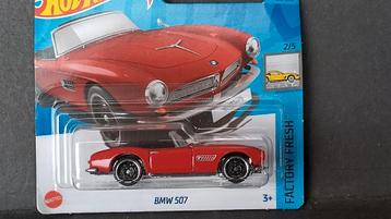 BMW 507 rood 1:64 3inch Hotwheels Pol  beschikbaar voor biedingen