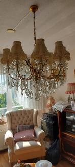 Ouderwetse kroonluchter jaren 60, Huis en Inrichting, Lampen | Kroonluchters, Ophalen, Zo goed als nieuw