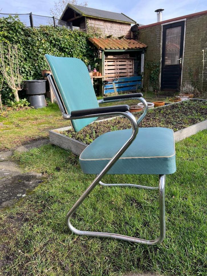 Schuitema paperclip 1950, Huis en Inrichting, Fauteuils, Gebruikt, Minder dan 50 cm, Minder dan 75 cm, Ophalen