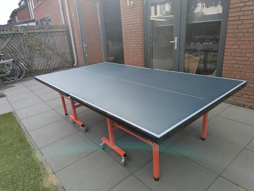 Tafeltennistafel inklapbaar (dik blad), Sport en Fitness, Tafeltennis, Gebruikt, Tafel Indoor, Inklapbaar, Verrijdbaar, Ophalen