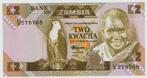 23-1161 Zambia 2 kwacha ND, Postzegels en Munten, Bankbiljetten | Afrika, Verzenden, Zambia, Los biljet