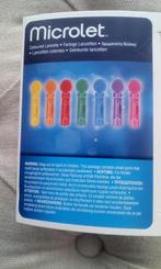 Gekleurde lancetten Microlet voor prikpen en van Microlet, Diversen, Verpleegmiddelen, Nieuw, Ophalen of Verzenden