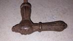 Antieke Smeedijzeren deurklink met handje, Ophalen of Verzenden