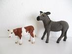 Schleich ezel met kalfje, Ophalen of Verzenden, Zo goed als nieuw, Boerderijdier, Beeldje of Figuurtje