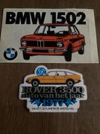 Vintage auto stickers BMW Rover, Auto diversen, Autostickers, Ophalen