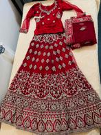 Lehenga / sari avond jurk, Maat 38/40 (M), Galajurk, Ophalen of Verzenden, Zo goed als nieuw