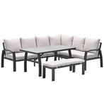 Loungeset Tafel, Ophalen, Nieuw, Rechthoekig, Aluminium