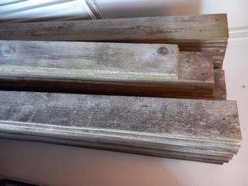 90 grenen tuinplanken los 180 cm lengte gebruikt en kortere beschikbaar voor biedingen