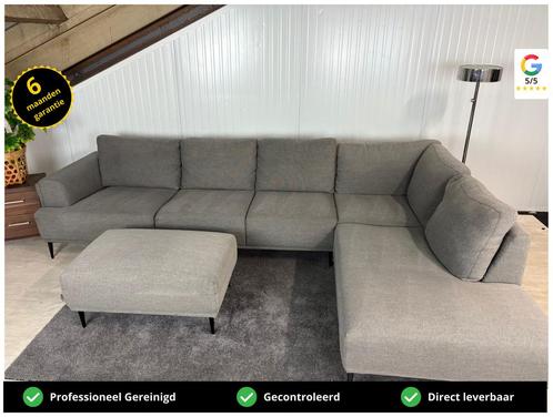 GRATIS LEVERING Den Bommel Hoekbank + Poef 325x220 GEREINIGD, Huis en Inrichting, Banken | Bankstellen, Zo goed als nieuw, Hoekbank
