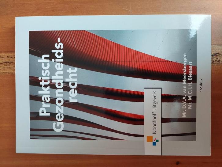 M.C.I.H. Biesaart - Praktisch Gezondheidsrecht, Boeken, Wetenschap, Zo goed als nieuw, Sociale wetenschap, Ophalen of Verzenden