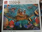King Puzzel 1000 stukjes - Schildpadden in Zee, Hobby en Vrije tijd, Ophalen