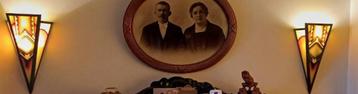 2 Art deco glazen wand lampen amsterdamse school beschikbaar voor biedingen