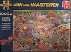 Jan van Haasteren, de Bloemencorso, 1000 st, Ophalen, 500 t/m 1500 stukjes, Gebruikt