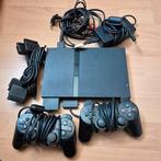 Sony Playstation 2 Slim PS2 met twee Controllers, Ophalen of Verzenden, Zo goed als nieuw, Met 2 controllers