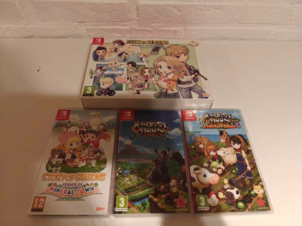 Nintendo Switch Harvest Moon / Story of Seasons games, 1 speler, Ophalen of Verzenden, Zo goed als nieuw, Vanaf 3 jaar