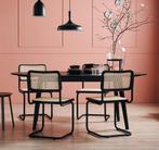 by fonQ Bolt Eettafel - 200 x 90 cm - Zwart | Van €499, nu, Huis en Inrichting, Tafels | Eettafels, Byfonq, Byfonq, Eikenhout