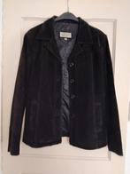 Zwarte jas suede leer maat M – nieuw, Kleding | Dames, Ophalen of Verzenden, Nieuw, Maat 38/40 (M), Zwart
