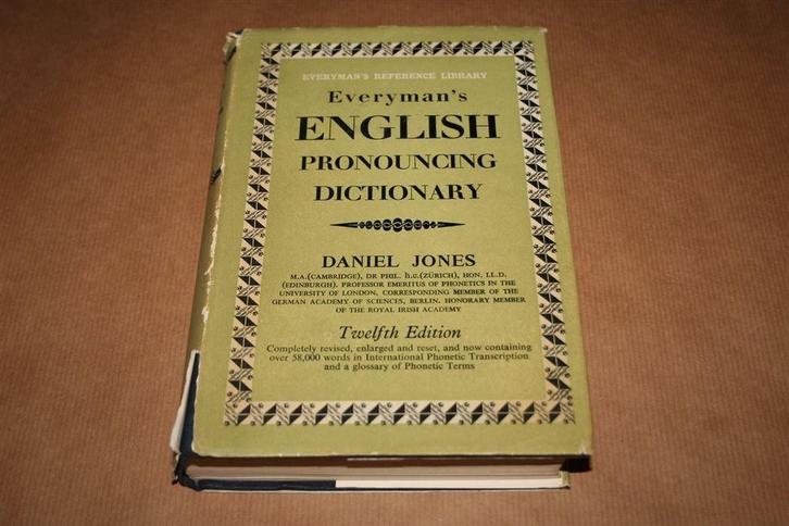 Everyman's Engels uitspraakwoordenboek [1964], Boeken, Woordenboeken, Gelezen, Engels, Overige uitgevers, Ophalen of Verzenden