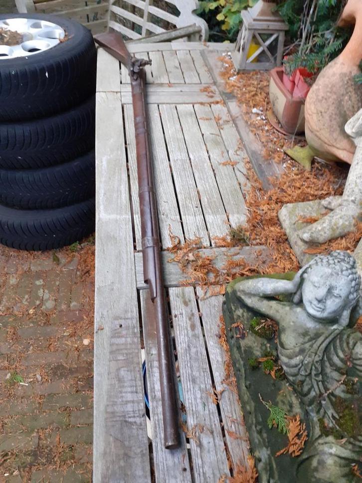 Antiek Vuursteengeweer 1820 - Artikel 18 Vrijgesteld, Antiek en Kunst, Antiek | Gereedschap en Instrumenten, Ophalen of Verzenden