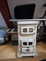Antieke ETNA Kookkachel - Wit Emaille, Gietijzer, Ophalen